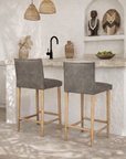 Mayan Counter Chair | Buffalo Leather Uniqwa Collections