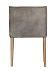Mayan Dining Chair | Buffalo Leather | Stormy Grey Uniqwa Collections