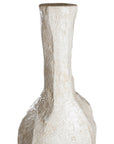 Mazuri Cement Vase | White Wash Uniqwa Collections