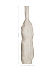 Mazuri Cement Vase | White Wash Large Uniqwa Collections