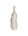 Mazuri Cement Vase | White Wash Medium Uniqwa Collections