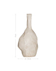 Mazuri Cement Vase | White Wash Small Uniqwa Collections