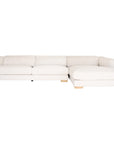 Mukuru Sofa | Right-Hand Chaise | Natural Uniqwa Collections