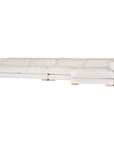 Mukuru Sofa | Right-Hand Chaise | Natural Uniqwa Collections