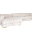 Mukuru Sofa | Left-Hand Chaise | Natural Uniqwa Collections