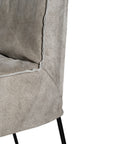 Nadi Dining Chair | Buffalo Leather | Earthy Grey Uniqwa Collections