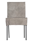 Nadi Dining Chair | Buffalo Leather | Earthy Grey Uniqwa Collections