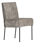 Nadi Dining Chair | Buffalo Leather | Earthy Grey Uniqwa Collections
