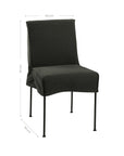 Nadi Dining Chair | Moss Black Canvas Uniqwa Collections
