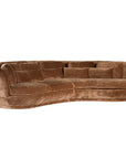 Nesta Sculptural Sofa | Bronze Uniqwa Collections