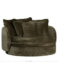 Nikka Oversized Swivel Lounger | Herb Uniqwa Collections
