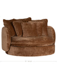 Nikka Oversized Swivel Lounger | Bronze Uniqwa Collections