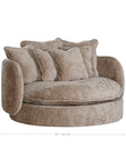 Nikka Oversized Swivel Lounger | Desert Haze Uniqwa Collections