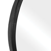 Niyaama Round Mirror | Black Uniqwa Collections