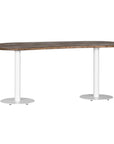 Palm Beach Dining Table 1.8m Oval Dining Table Top White Uniqwa Collections