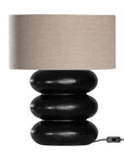 Rundu Table Lamp Oatmeal Black Uniqwa Collections