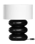 Rundu Table Lamp White Black Uniqwa Collections