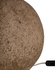 Sabi Table Lamp | Sculptural Composite | Dark Roast | Small Uniqwa Collections