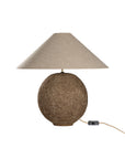 Sabi Table Lamp | Sculptural Composite | Dark Roast | Small Uniqwa Collections