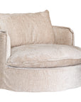 Sabora Swivel Chair | Sand Mirage Uniqwa Collections