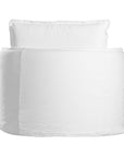 Sabora Swivel Chair | White Uniqwa Collections