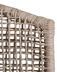 Sanctuary Outdoor Dining Chair | Natural with White Legs Uniqwa Collections