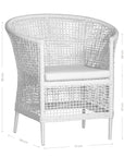Sanctuary Outdoor Dining Chair | White Uniqwa Collections