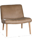 Santa Maria Occasional Chair | Buffalo Leather Uniqwa Collections