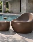 Santorini Side Table | Chocolate Uniqwa Collections