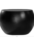 Santorini Side Table | Black Uniqwa Collections