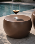Santorini Side Table | Chocolate Uniqwa Collections