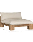 Simbah Sofa Chaise | Luxury Natural Uniqwa x Lauren Eloise