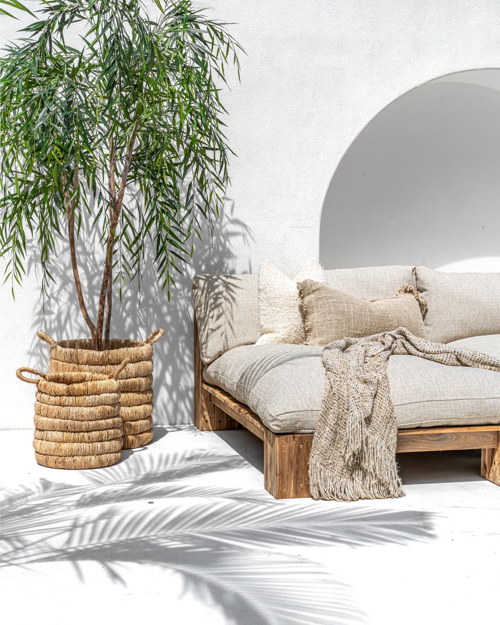 Simbah Sofa Chaise | Luxury Natural Uniqwa x Lauren Eloise