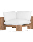 Simbah Sofa Cover Corner | Luxury White Uniqwa x Lauren Eloise
