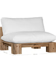 Simbah Sofa Cover Single Seater | Luxury White Uniqwa x Lauren Eloise