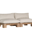 Simbah Sofa Single Seater | Luxury Natural Uniqwa x Lauren Eloise