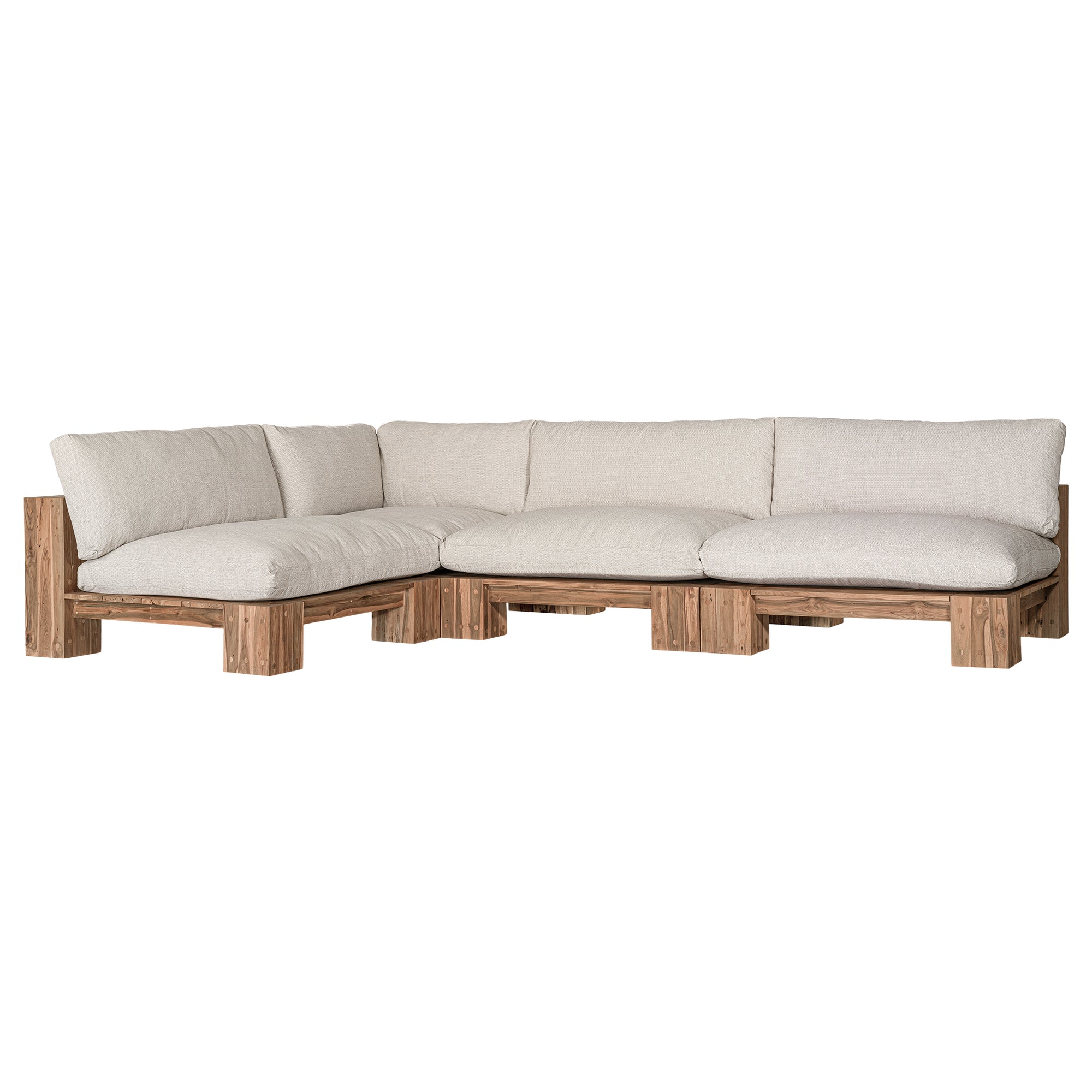 Simbah Sofa Corner | Luxury Natural Uniqwa x Lauren Eloise