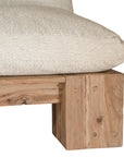 Simbah Sofa Single Seater | Luxury Natural Uniqwa x Lauren Eloise