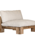 Simbah Sofa Single Seater | Luxury Natural Uniqwa x Lauren Eloise