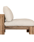 Simbah Sofa Single Seater | Luxury Natural Uniqwa x Lauren Eloise