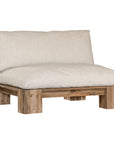 Simbah Sofa Single Seater | Luxury Natural Uniqwa x Lauren Eloise