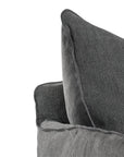 Singita Slipcover | Four Seater Charcoal Uniqwa Collections
