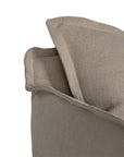 Singita Sofa | One Seater Nia Stitching Oatmeal Uniqwa Collections