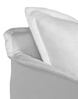 Singita Sofa | One Seater Nia Stitching White Uniqwa Collections