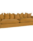 Singita Sofa | Four Seater Classic Stitching Ochre Uniqwa Collections