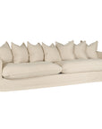 Singita Sofa | Four Seater Classic Stitching Sand Uniqwa Collections