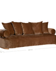 Soneva Sofa | Three Seater | Bronze Uniqwa Collections