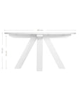 St Croix Dining Table | White Uniqwa Collections