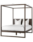 Strand Four Poster Bed | Walnut King Uniqwa Collections