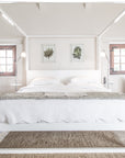 Strand Four Poster Bed | White Uniqwa Collections